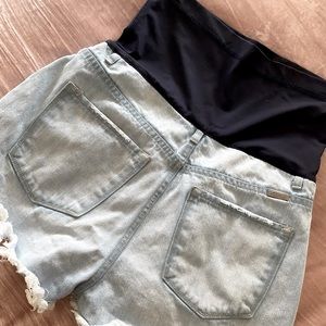 Pinkblush Maternity denim shorts